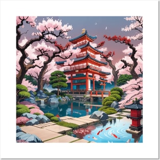 Koala Hidden Image in Japanese Garden Posters and Art